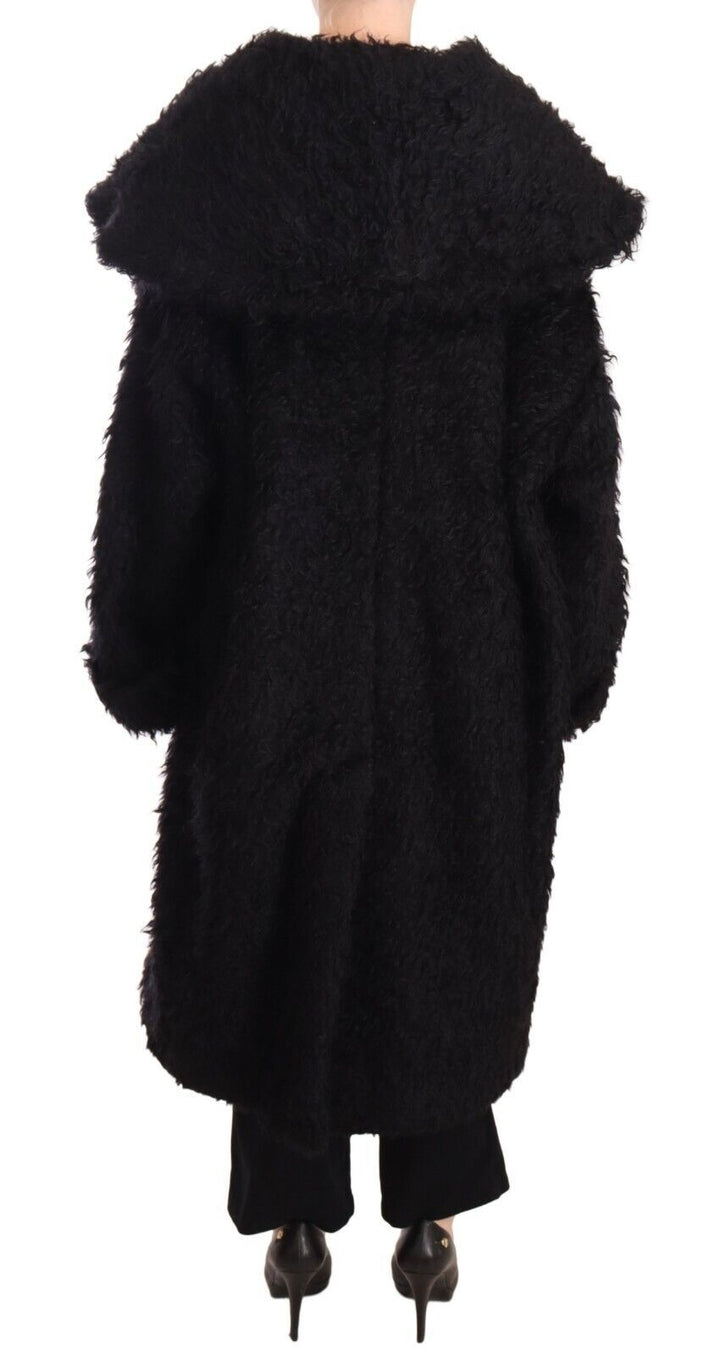 Elegantes Laufsteg-Pelz-Cape Trenchcoat