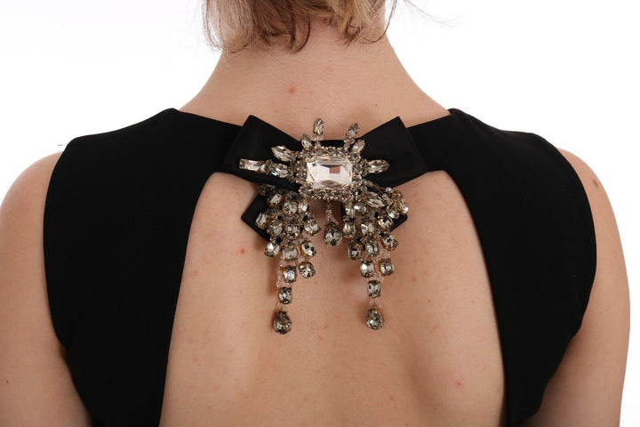 Elegantes knielanges Etuikleid mit Kristall