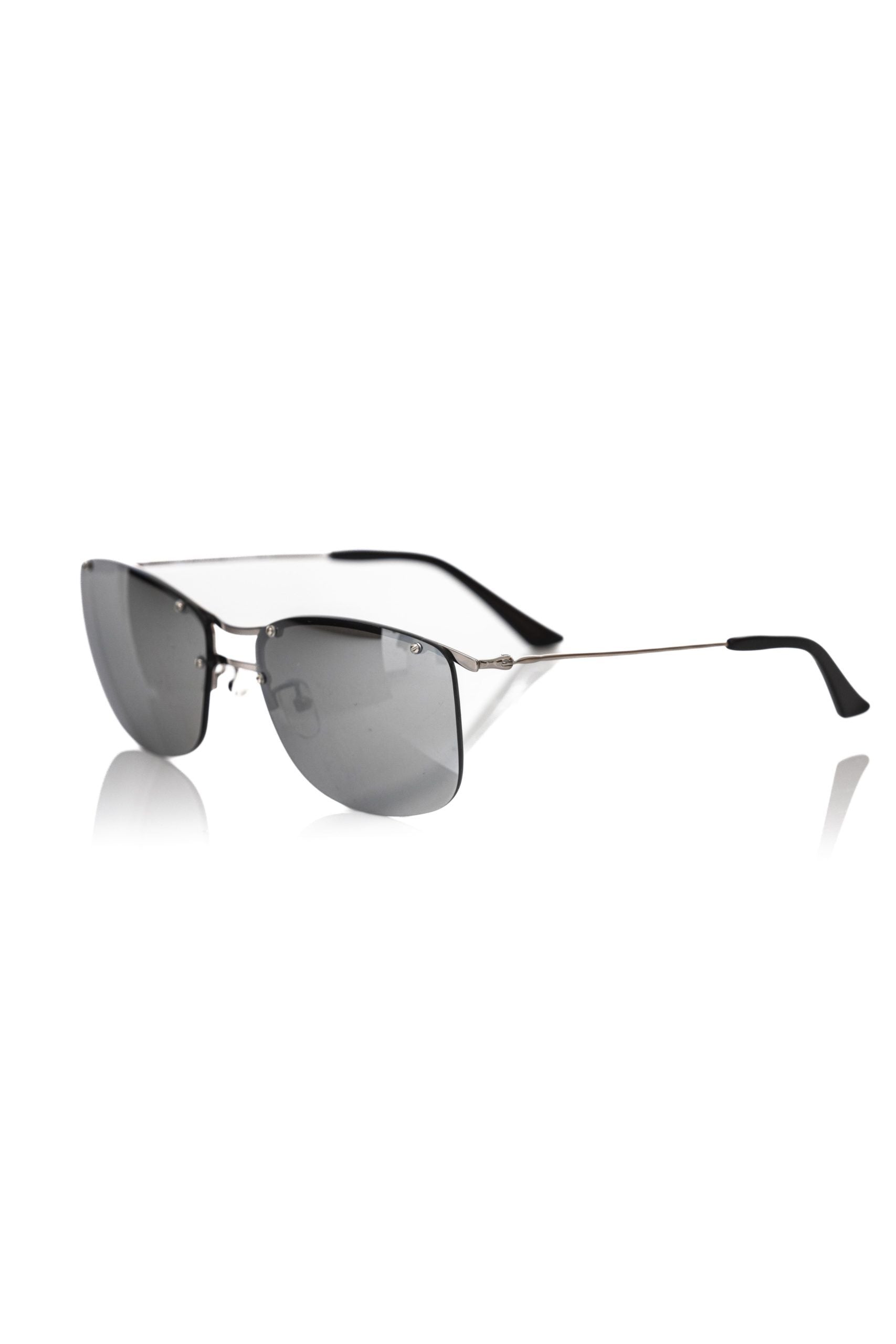 Silver Metallic Men's Sunglasses