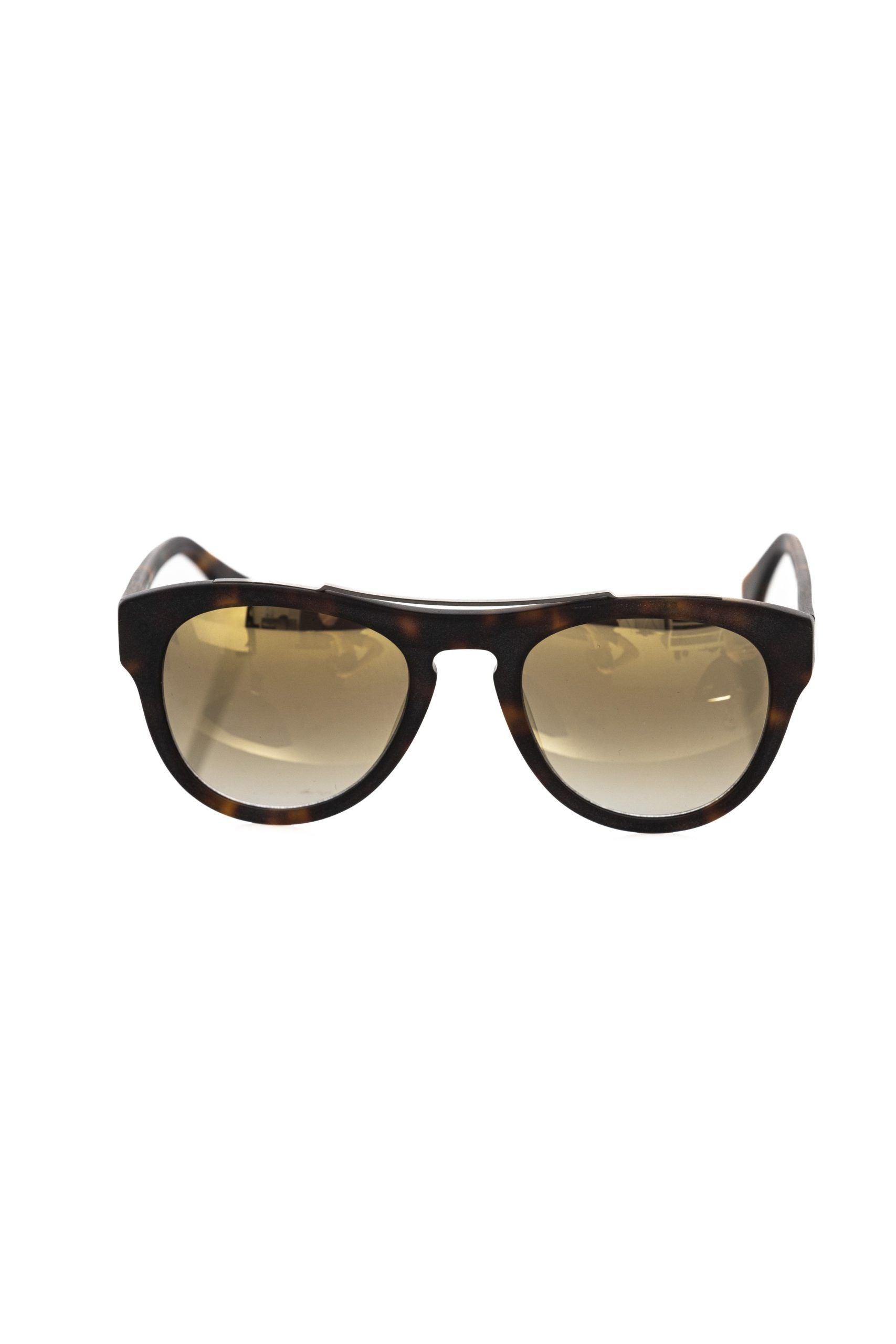 Brown acetate sunglasses for men