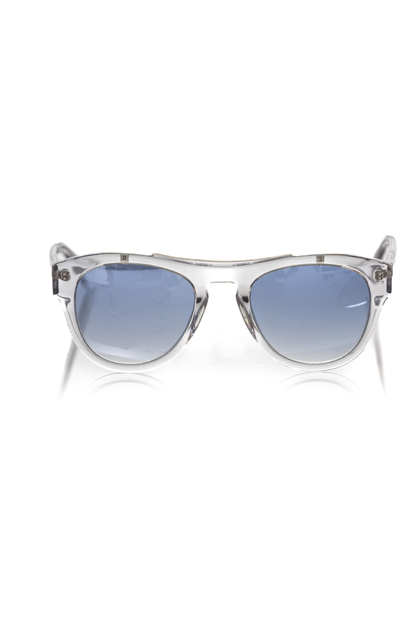 White acetate sunglasses for men