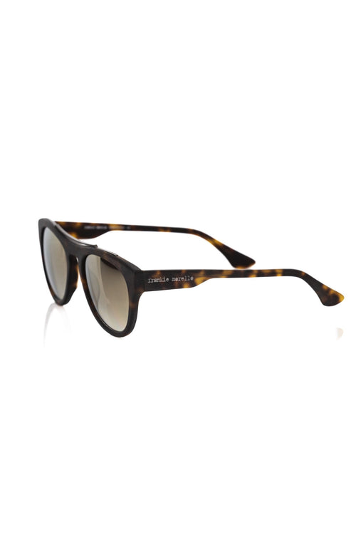 Brown acetate sunglasses for men