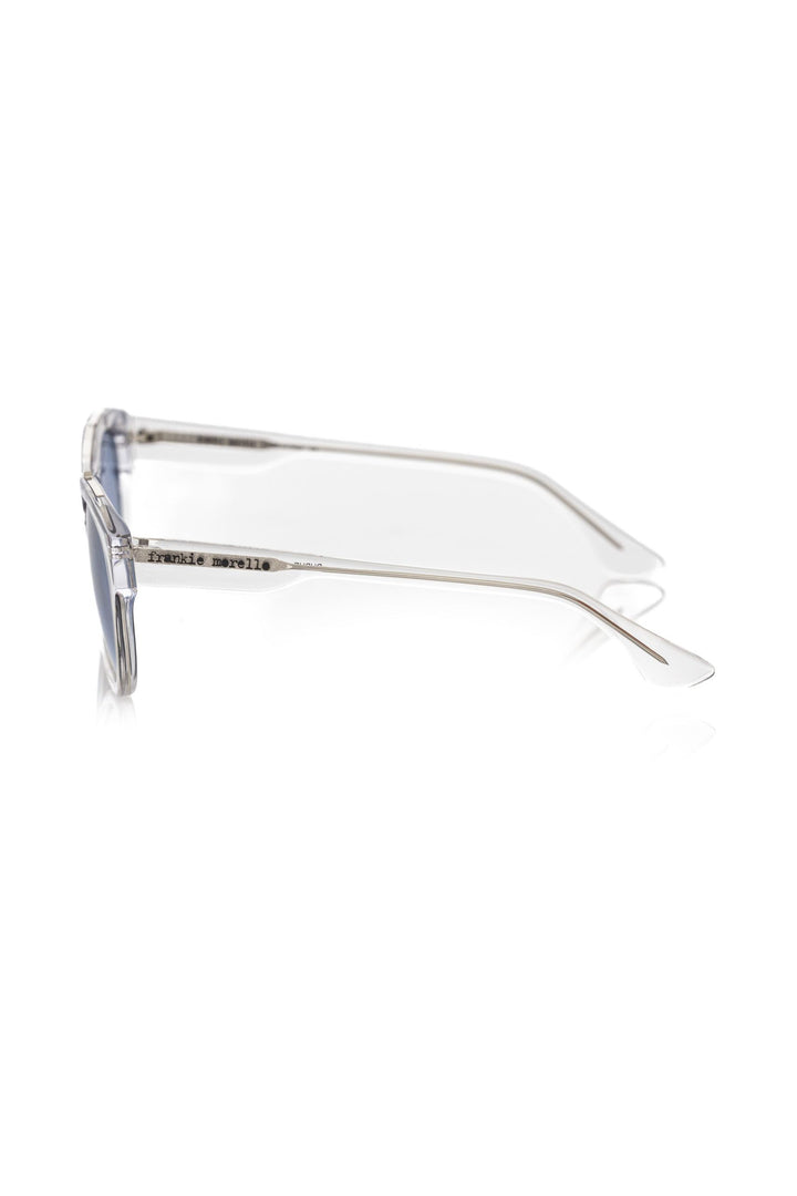 Weiße Acetat-Sonnenbrille für Männer