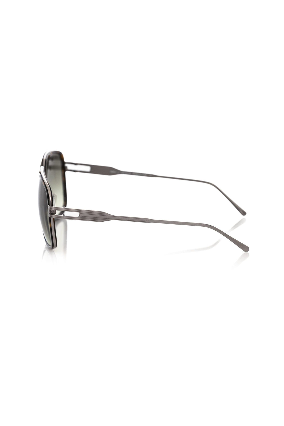 Braun Metallic Fiber Männer Sonnenbrille