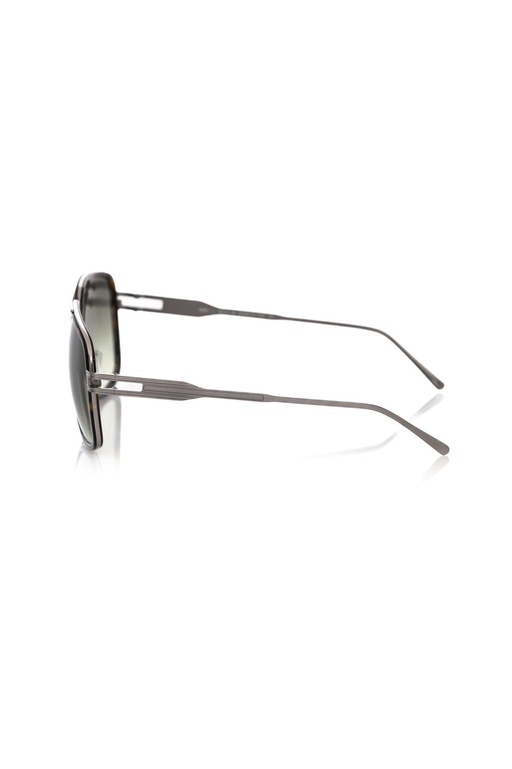 Braun Metallic Fiber Männer Sonnenbrille