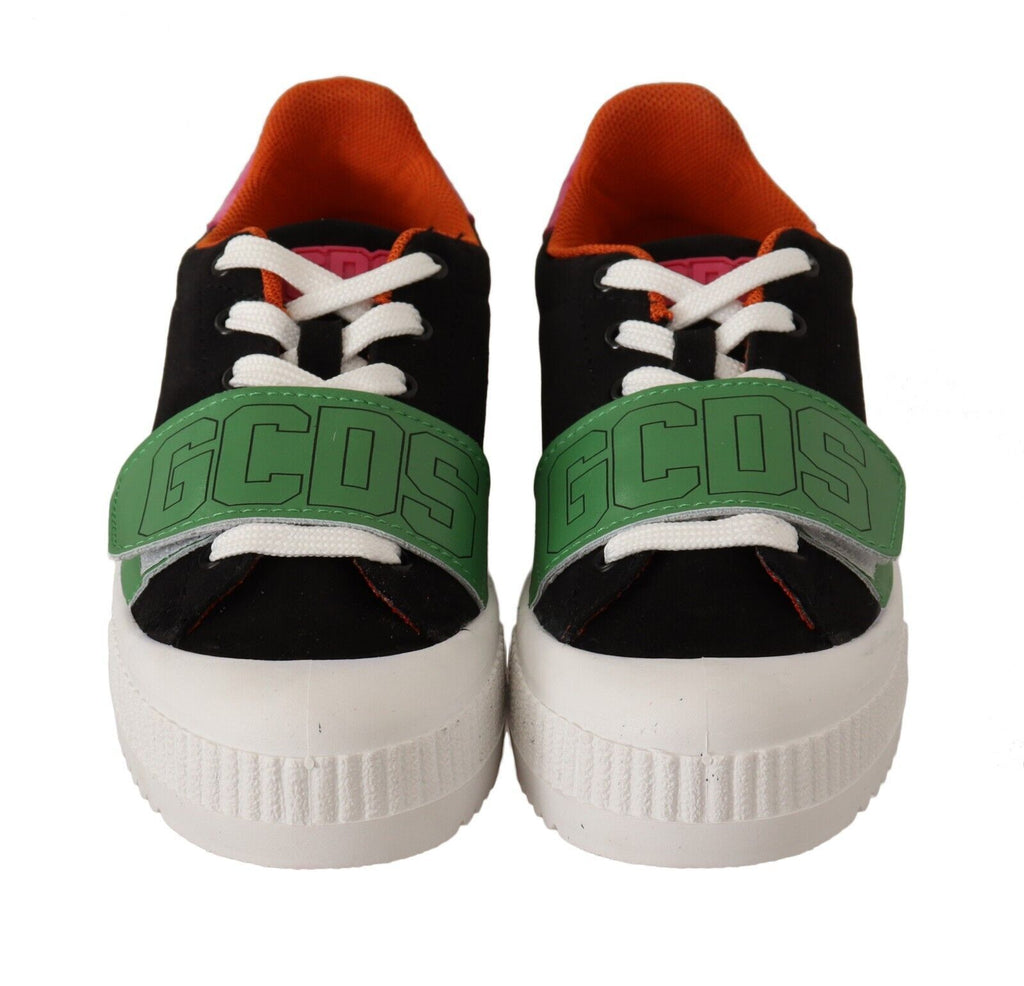 Stylish multicolored lace-up sneakers
