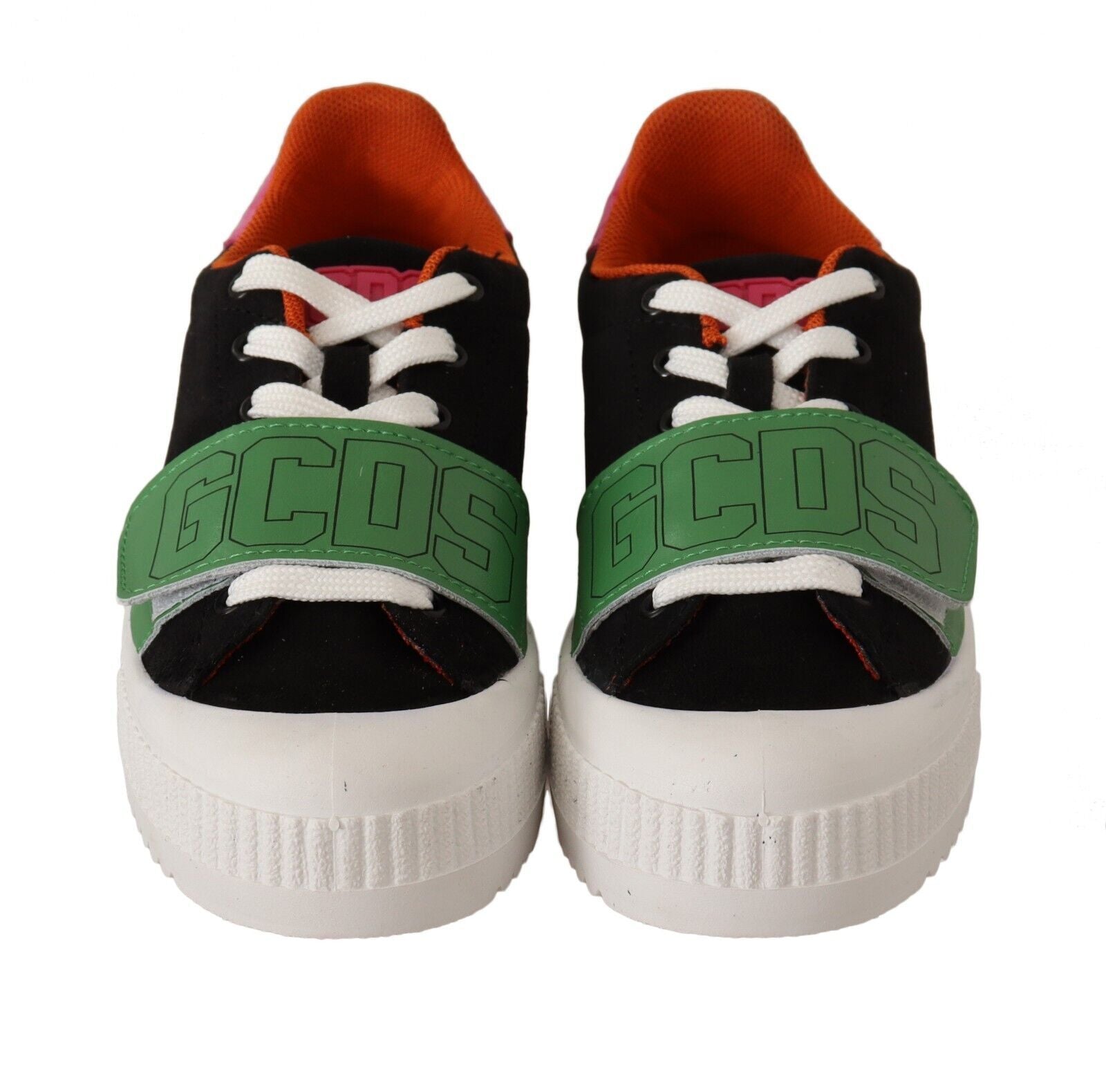 Stylish multicolored lace-up sneakers