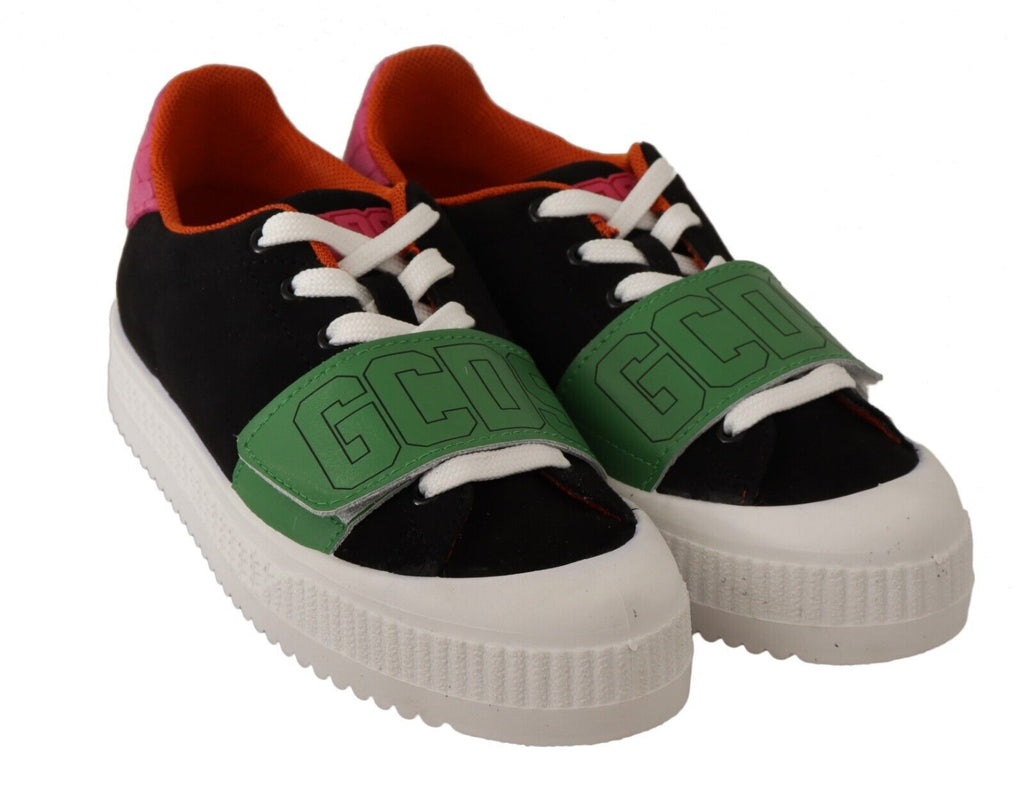 Stylish multicolored lace-up sneakers