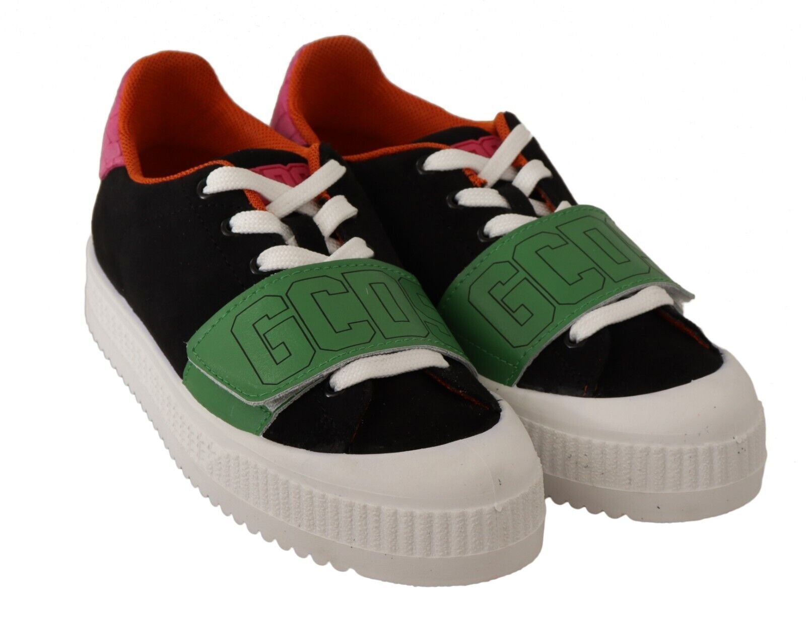 Stylish multicolored lace-up sneakers