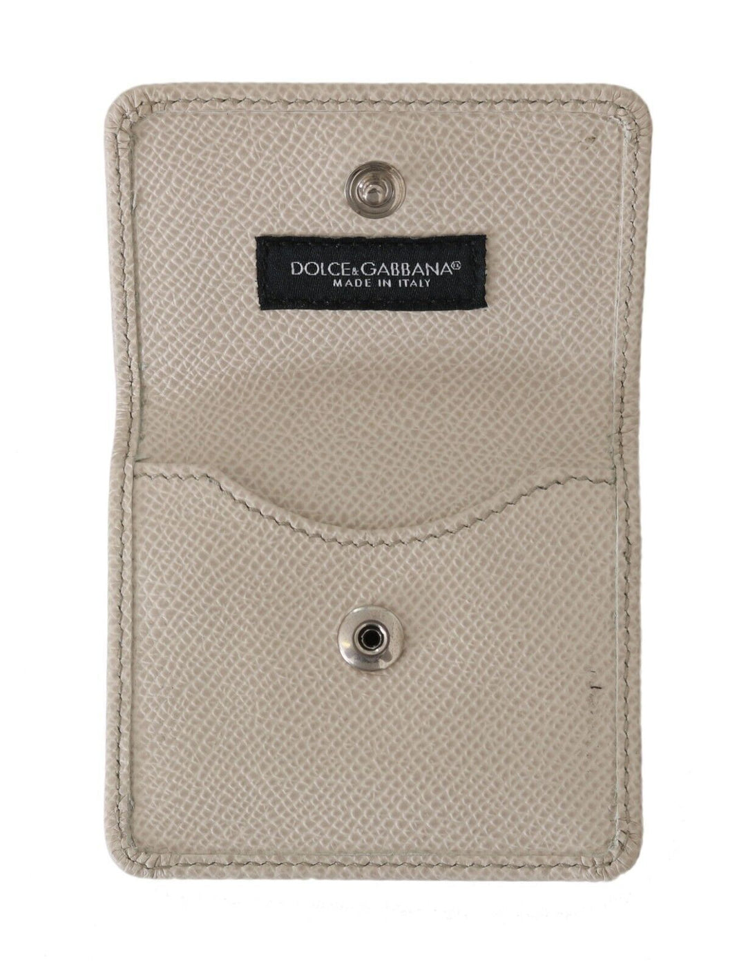 Weiß Dauphine Leder Halter Tasche Brieftasche Kondom Fall