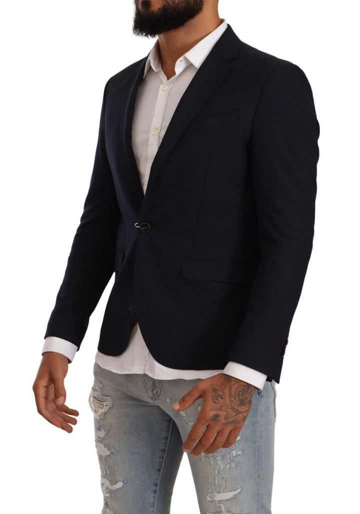 Elegantes einreihiges schwarzes Jacket