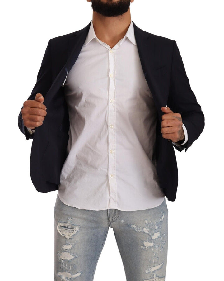 Elegantes einreihiges schwarzes Jacket