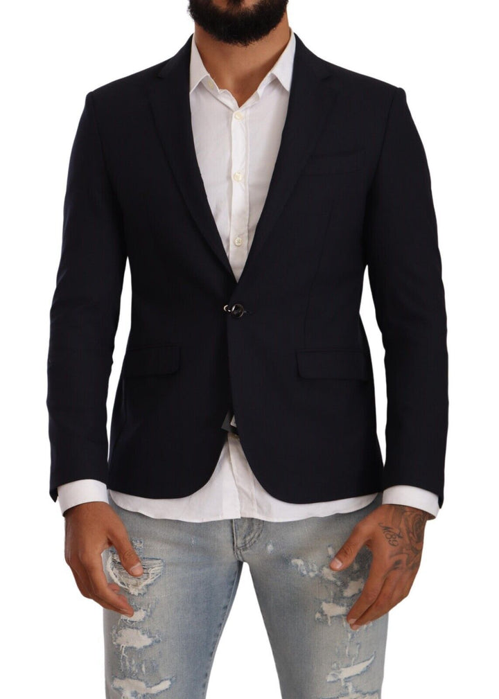 Elegantes einreihiges schwarzes Jacket