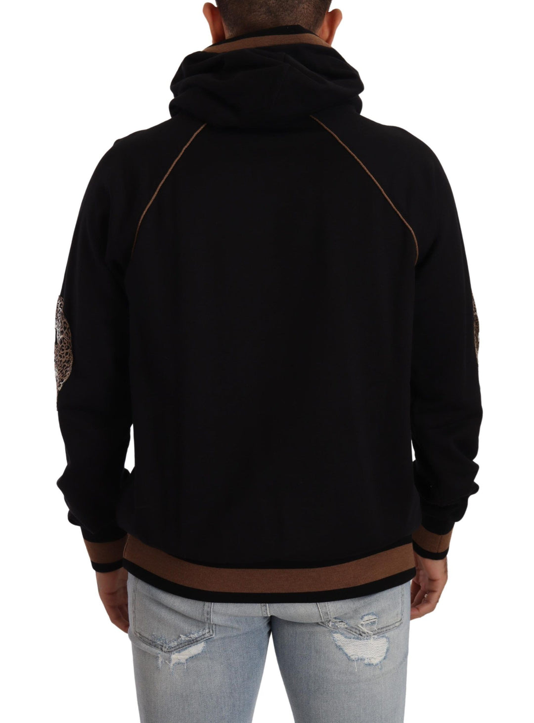 Dolce & Gabbana Schicker Leopardenmotiv-Kapuzenpullover