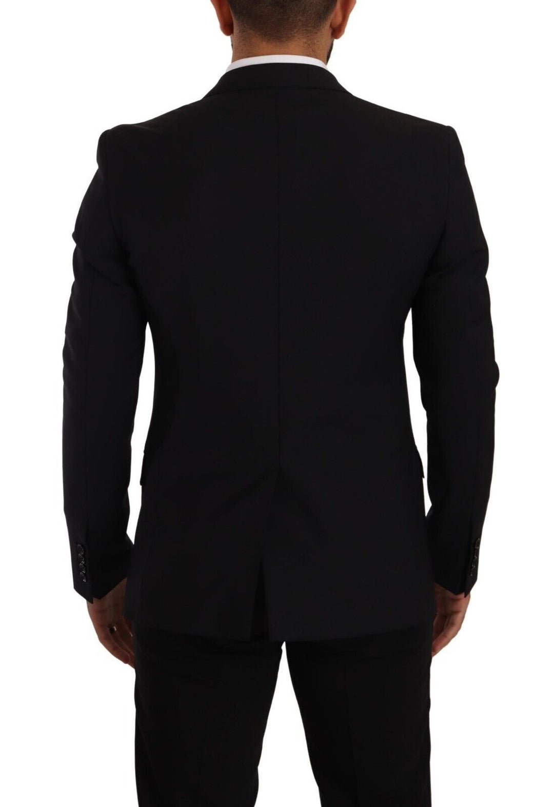 Elegant black martini blazer and waistcoat