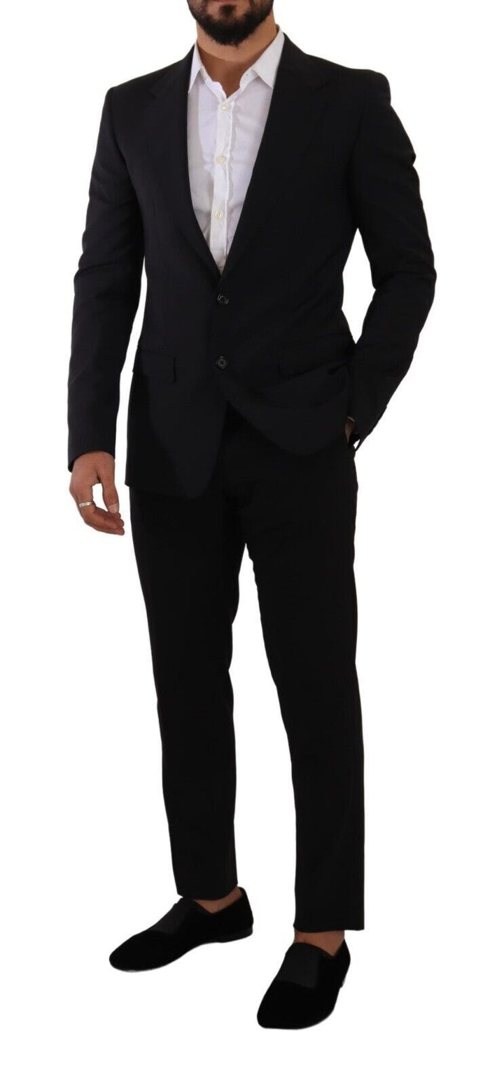 Elegant black martini blazer and waistcoat