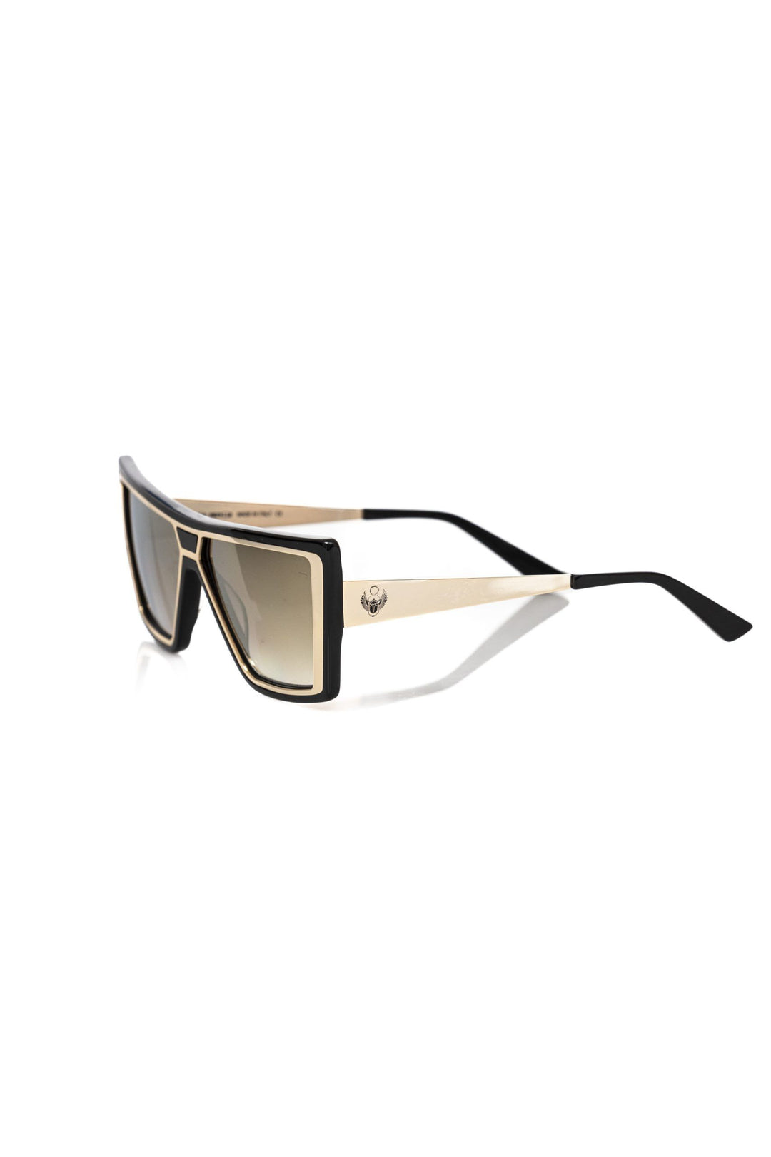 Schwarze Acetat-Sonnenbrille für Frauen