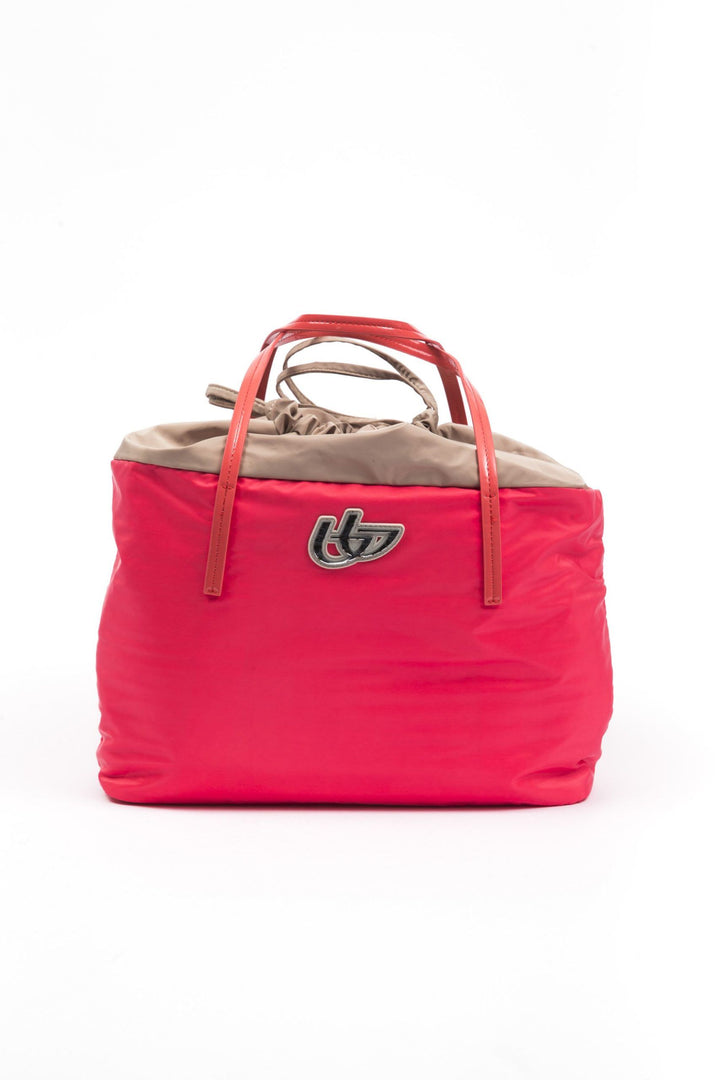Rote Polyester Damenhandtasche
