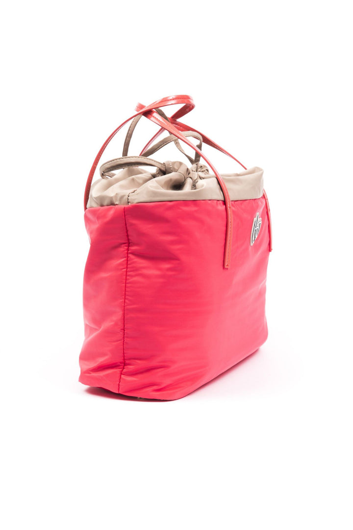 Rote Polyester Damenhandtasche