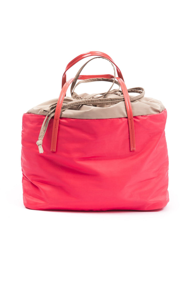 Rote Polyester Damenhandtasche