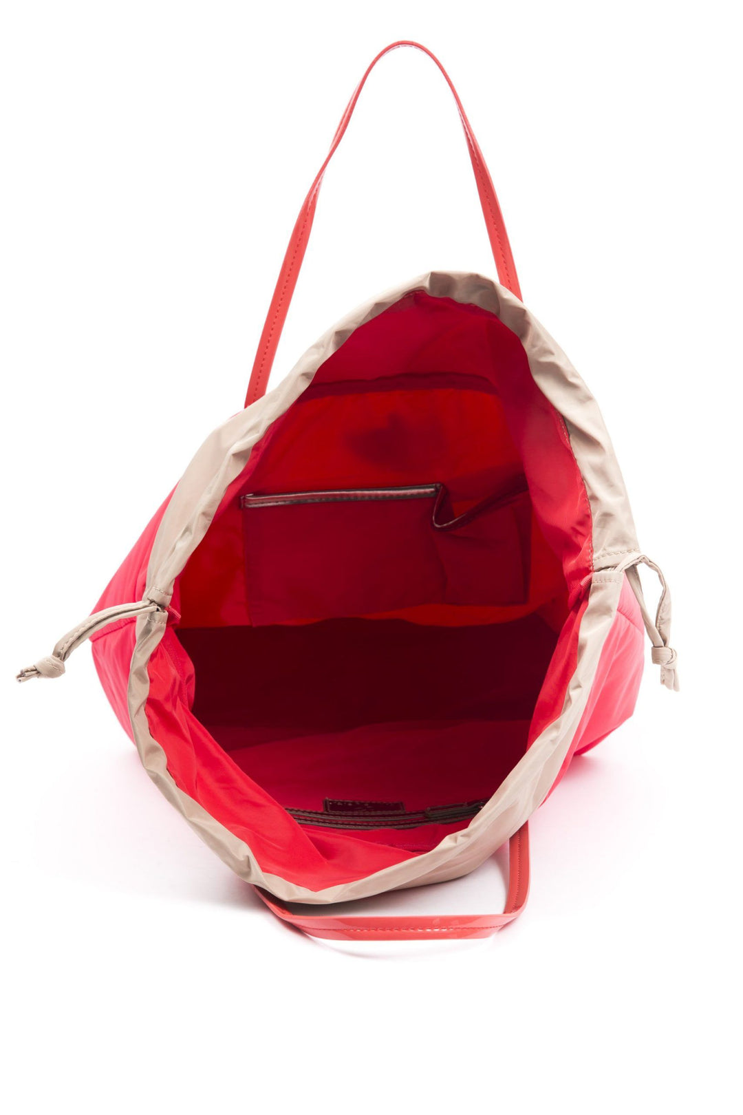 Rote Polyester Damenhandtasche