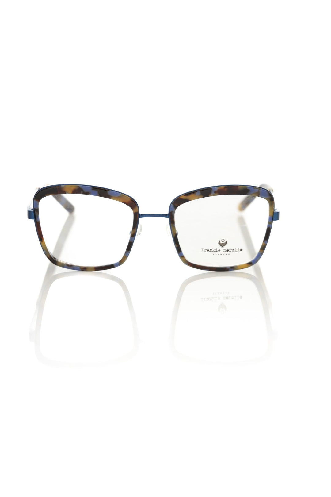 Blaue Metallic Brillenfassung für Damen