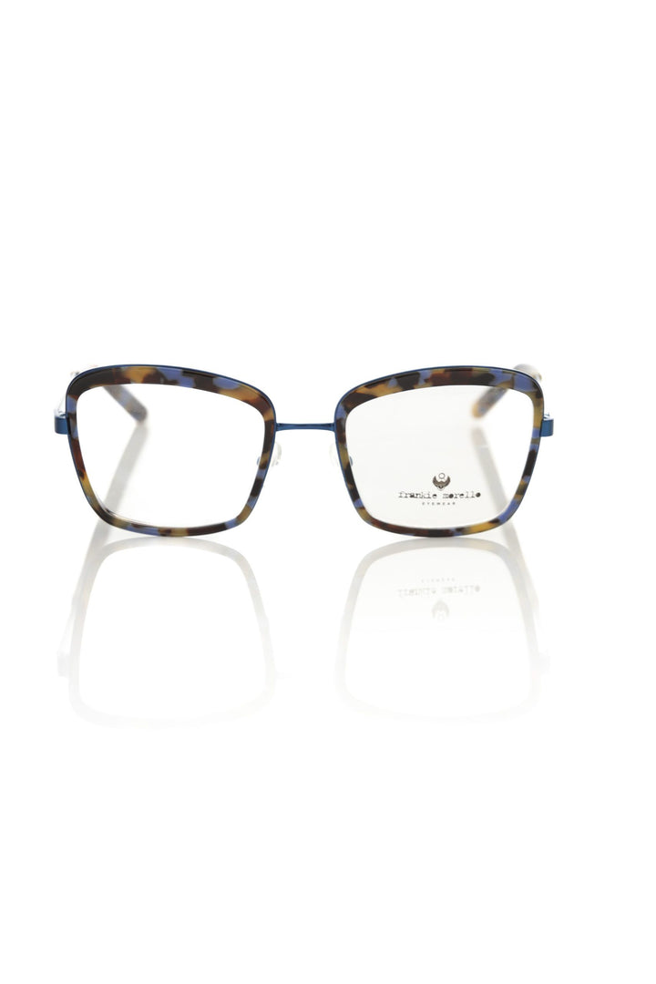 Blaue Metallic Brillenfassung für Damen