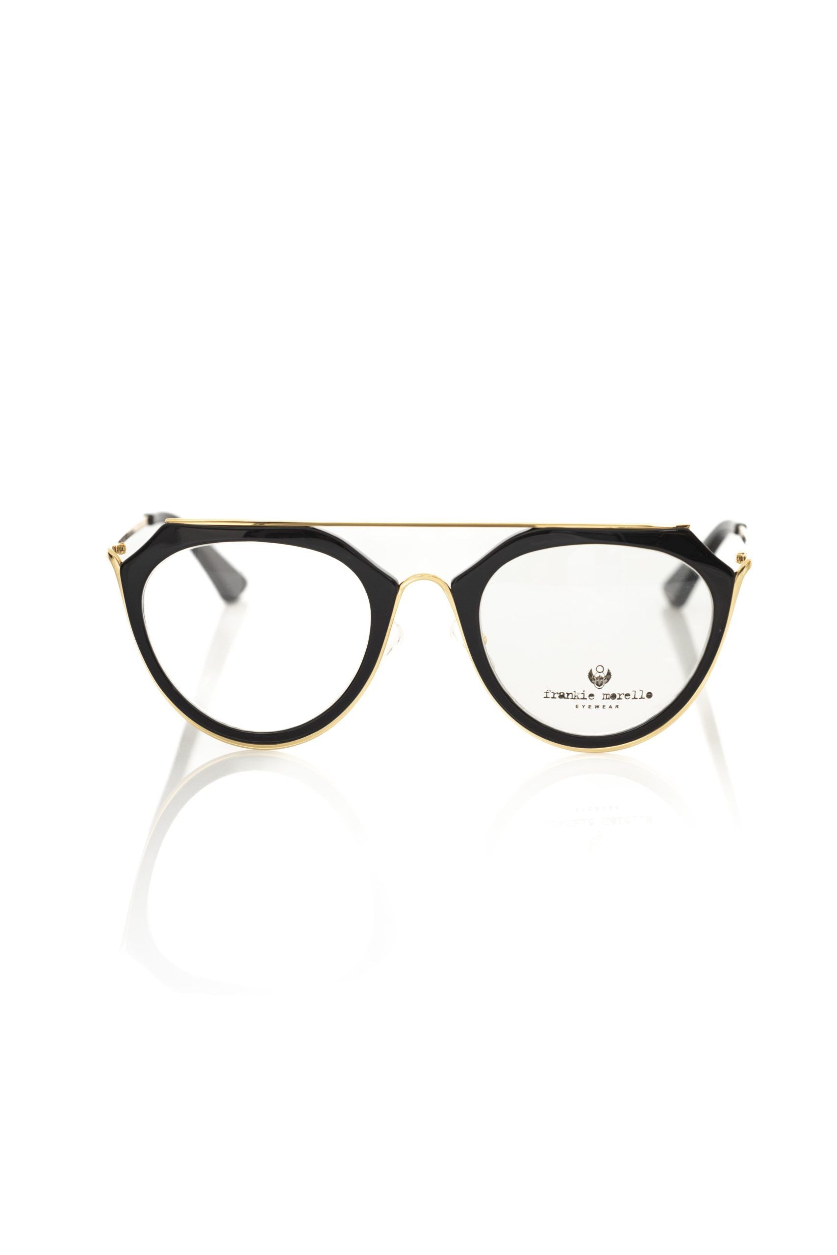 Chic aviator-style glasses with gold accents