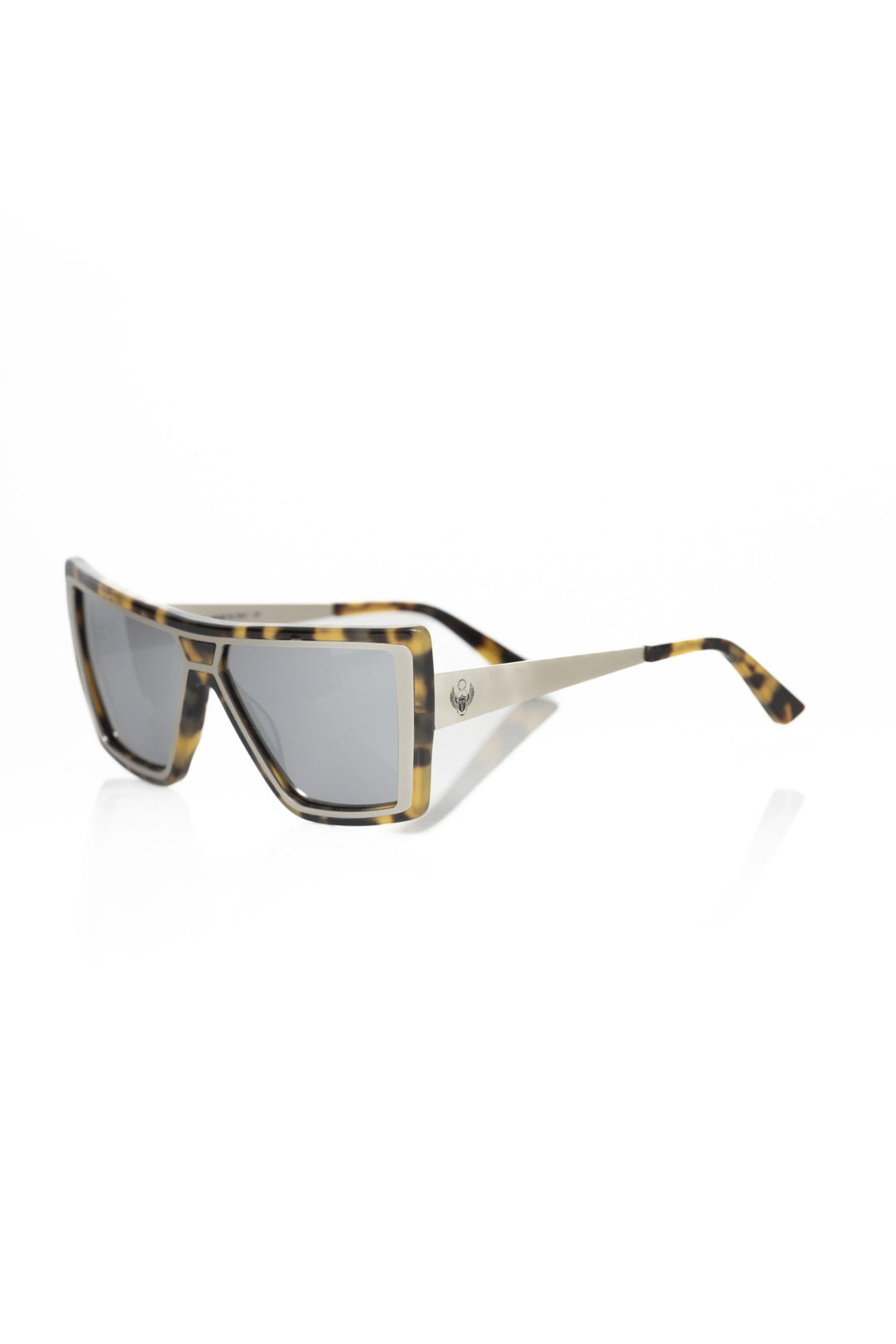 Schwarze Acetat-Sonnenbrille für Frauen