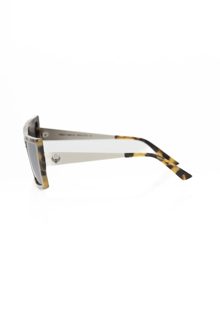 Schwarze Acetat-Sonnenbrille für Frauen