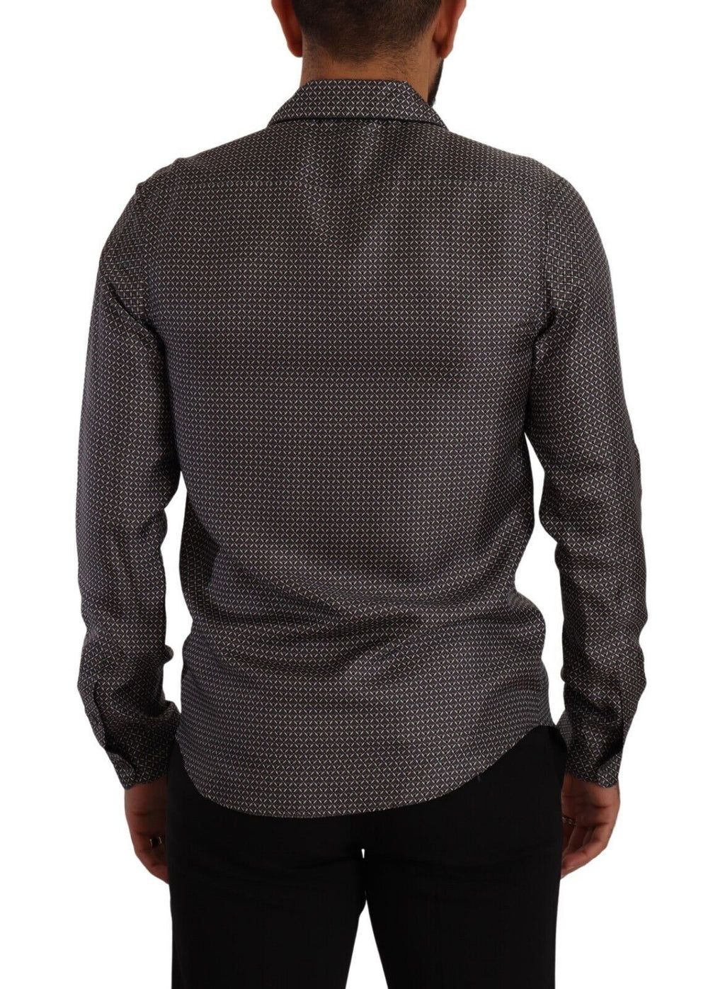 Graues Fantasy-Muster Pyjama-Oberteil Herren-Shirt