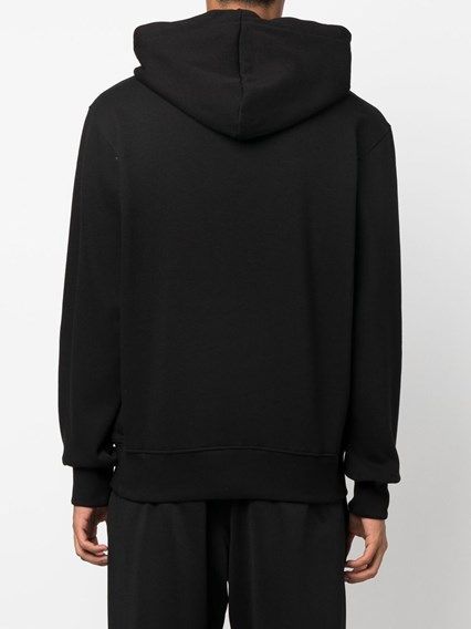Schickes schwarzes Sweatshirt mit Kapuze