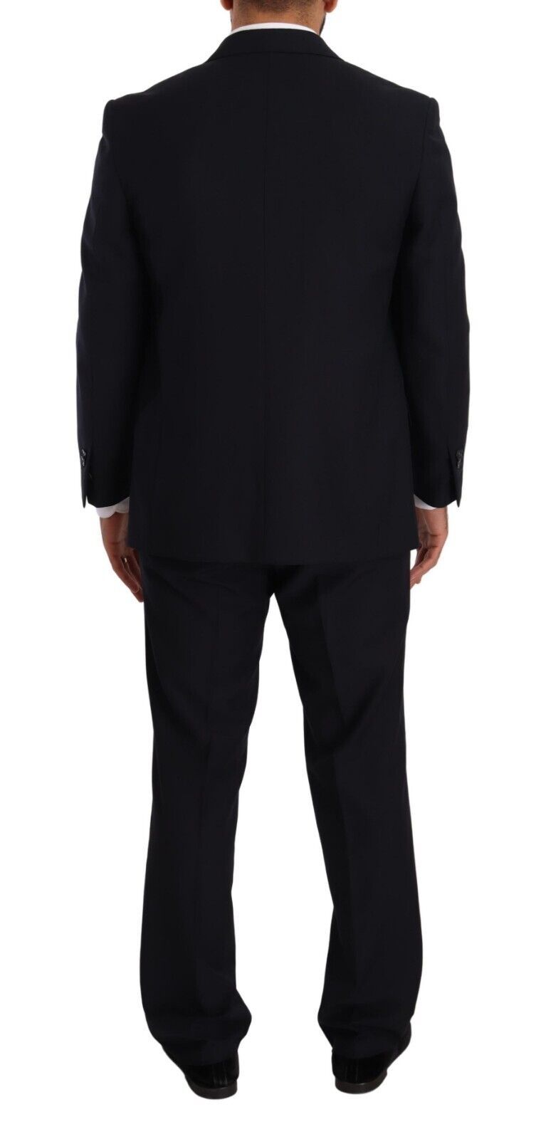 Exquisite blue two-piece suit with deconstructed blazer