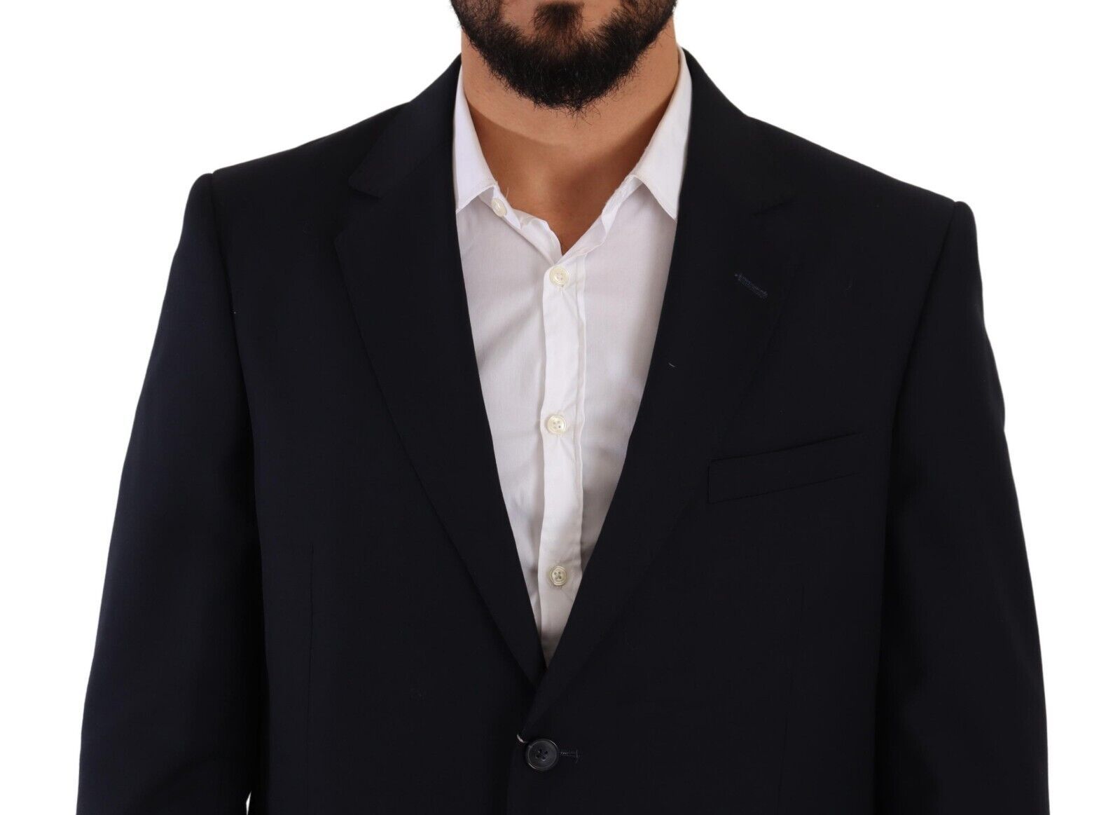 Elegant black two-piece suit ensemble