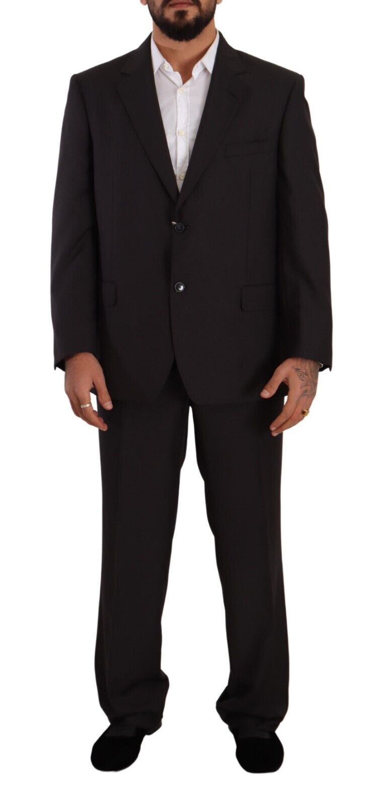 Elegant grey two-piece suit for men