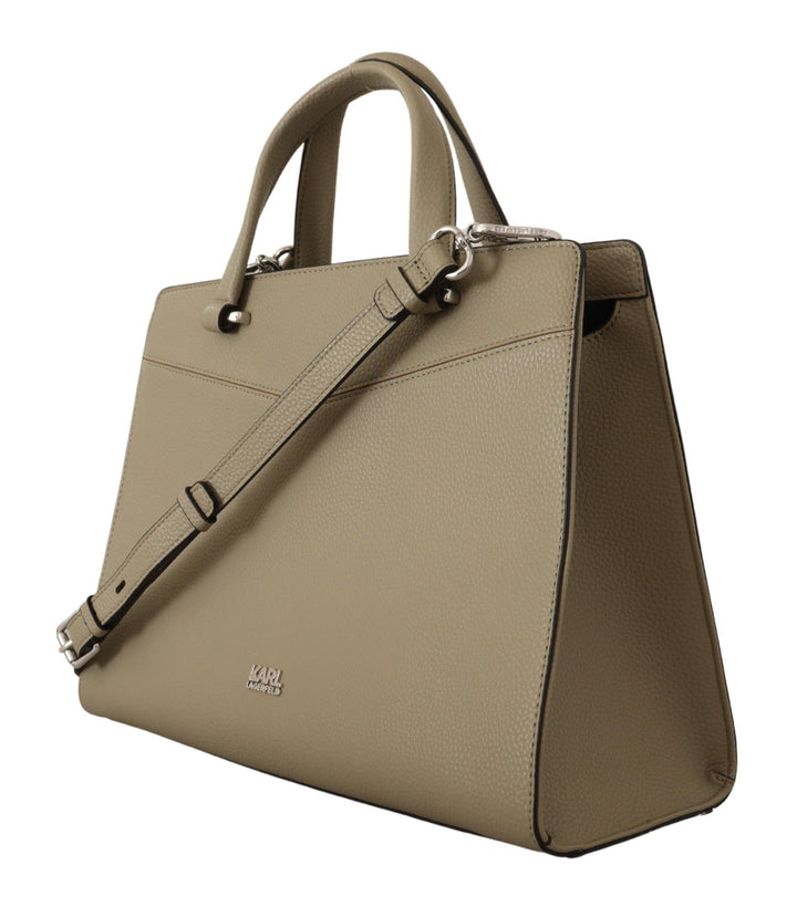 Charming sage green leather bag