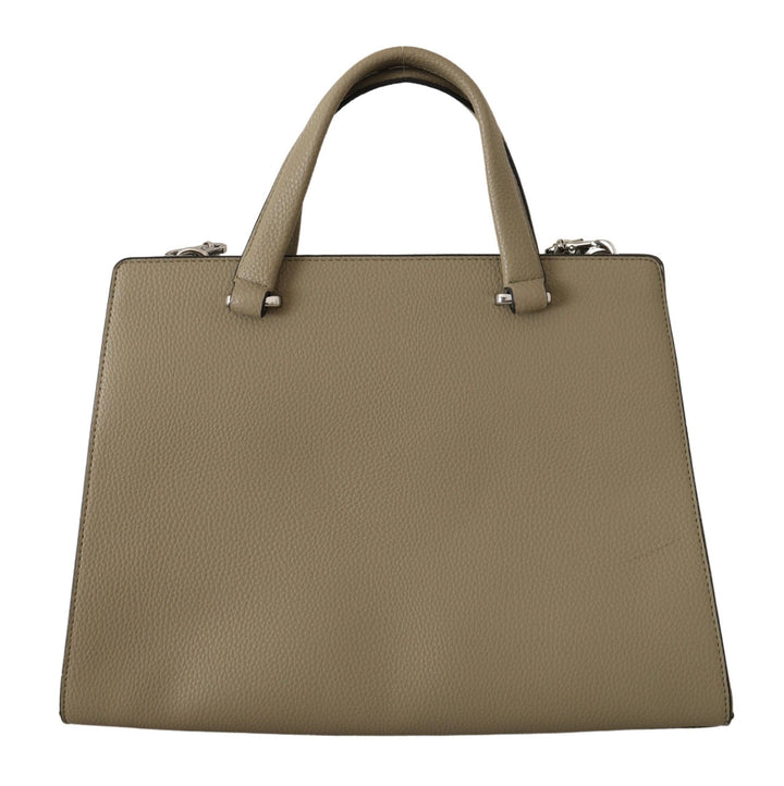 Charming sage green leather bag