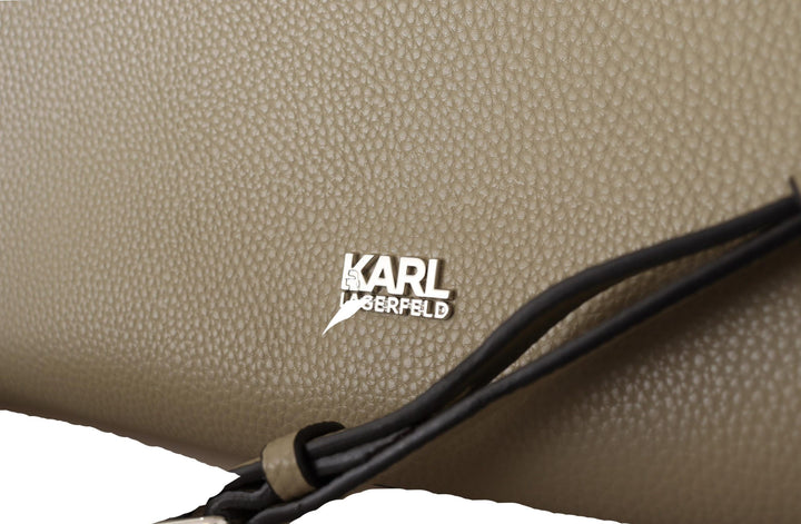 Charming sage green leather bag