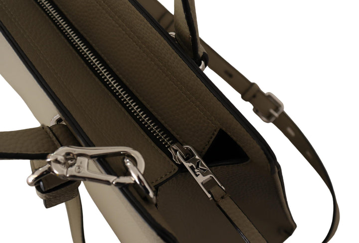 Charming sage green leather bag
