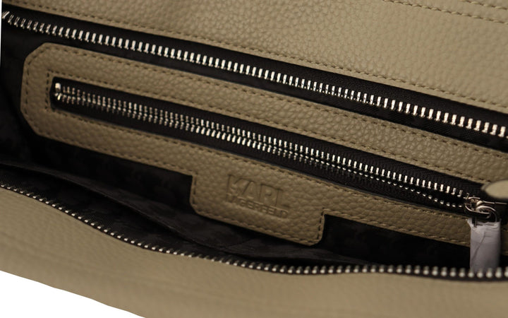 Charming sage green leather bag