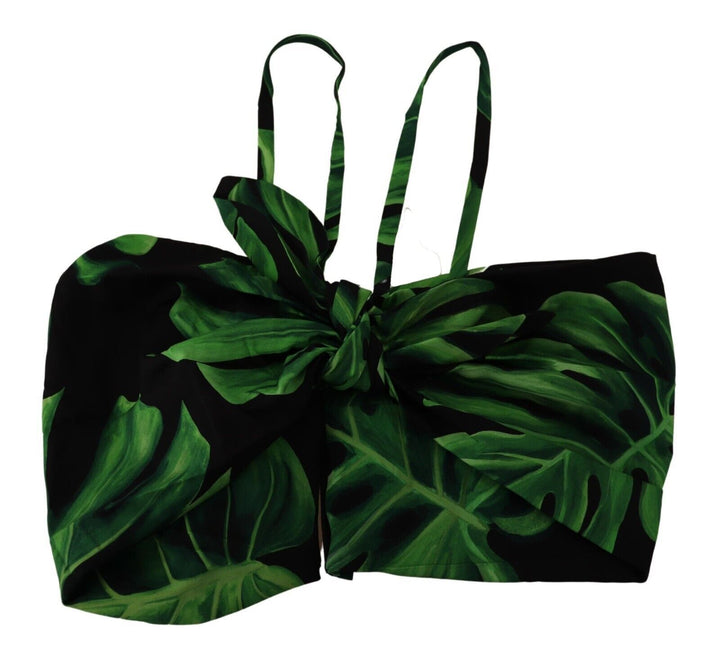 Elegant foliage with holder for the cropped top