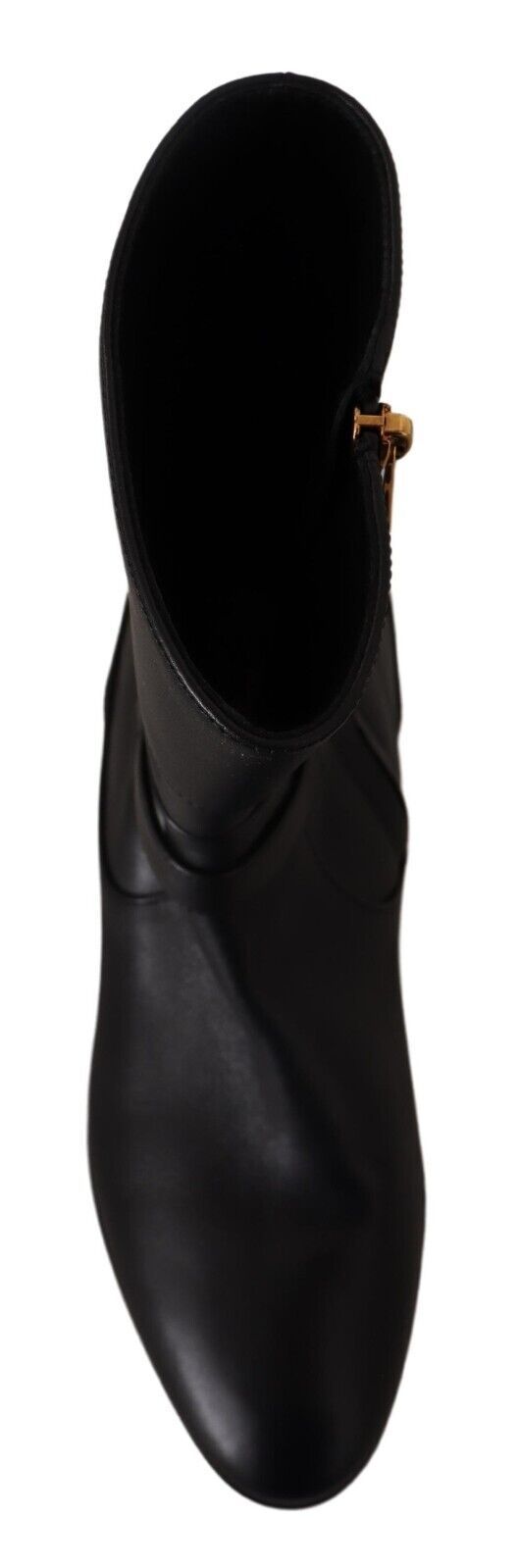 Dolce & Gabbana Elegante Biker-Stiefel aus Leder