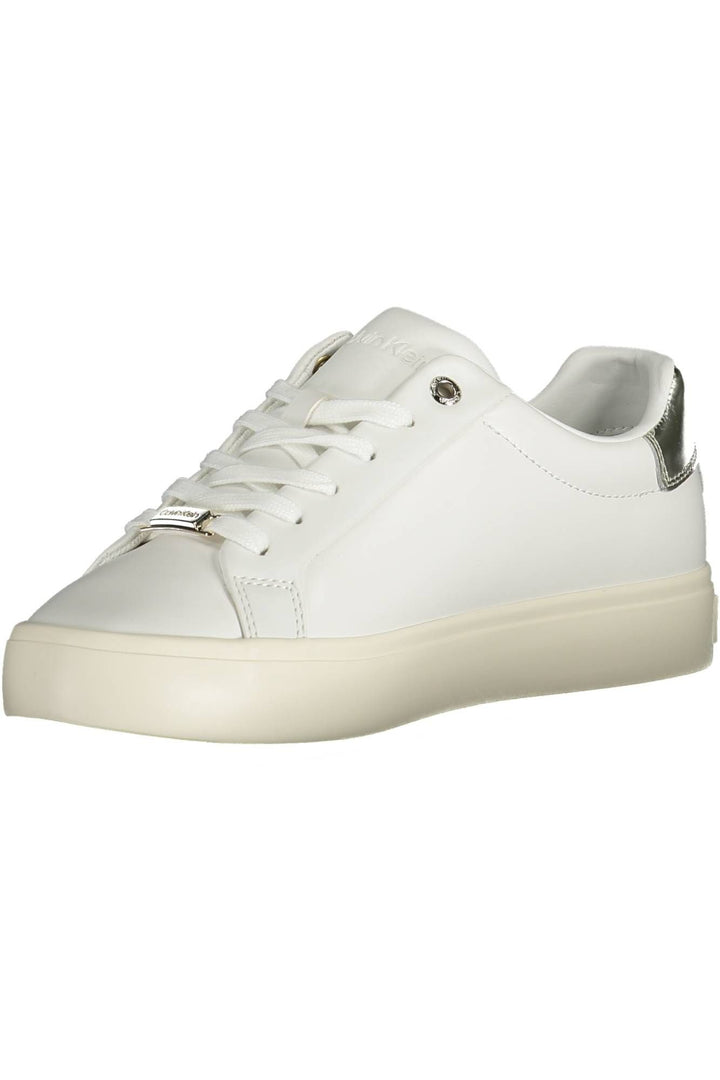 Calvin Klein Weißes Leder Damen Sneaker