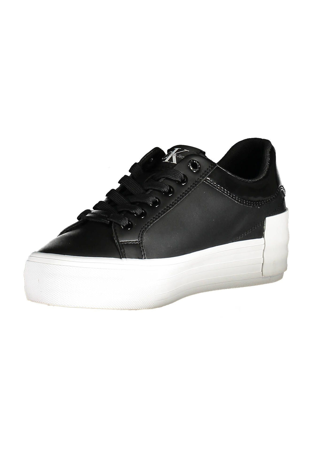 Calvin Klein Schwarzes Leder Damen Sneaker