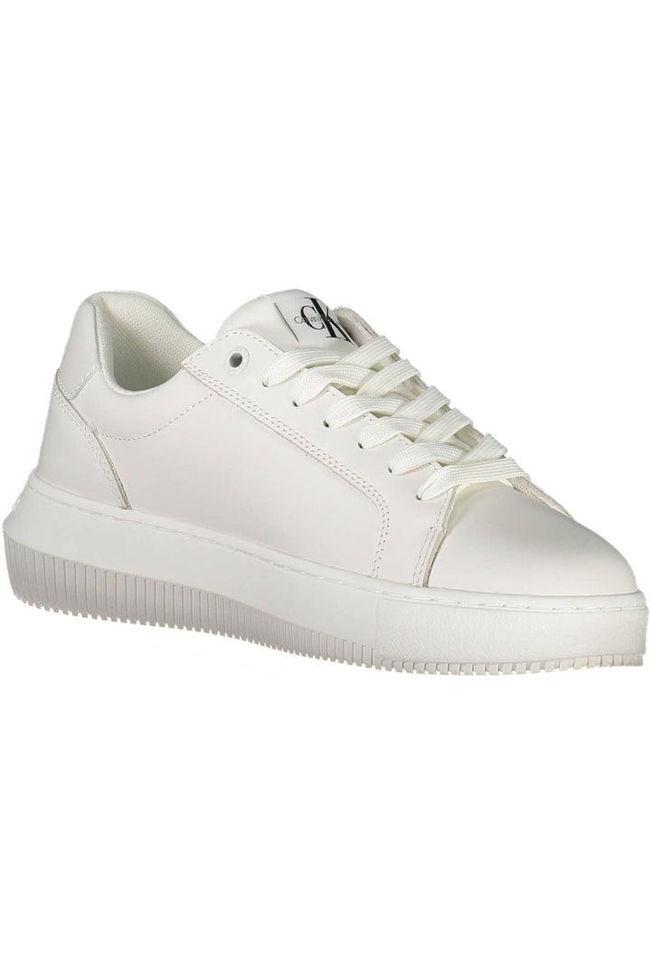 Calvin Klein Weißes Leder Damen Sneaker