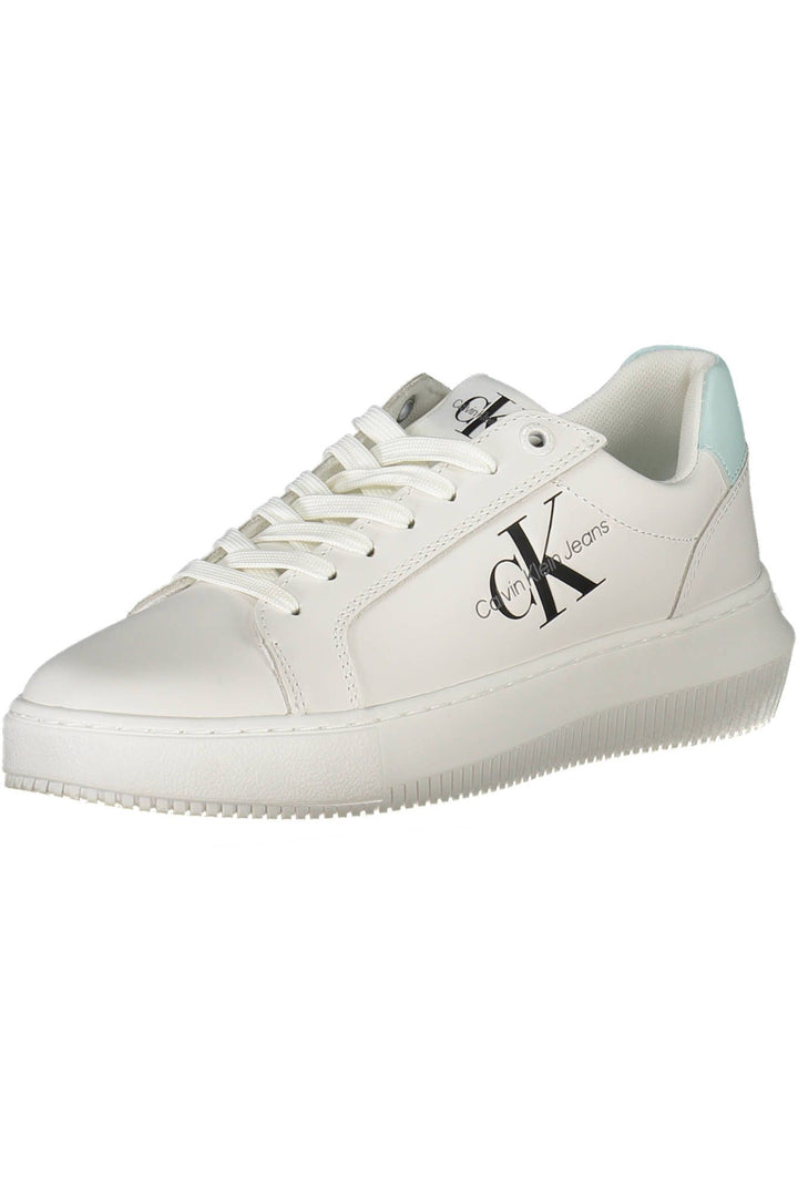 Calvin Klein Weißes Leder Damen Sneaker