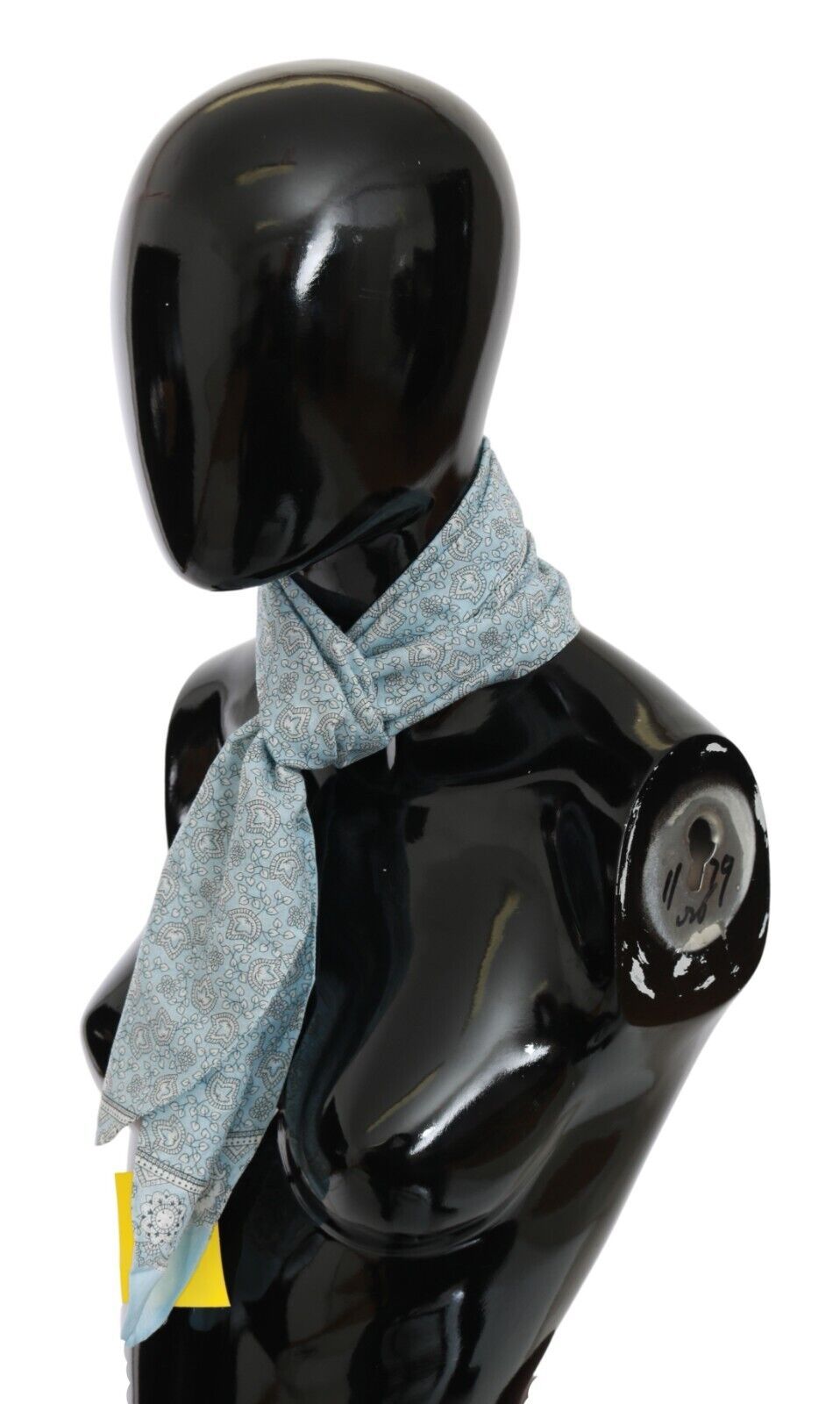 Ermanno Scervino Elegantes Seidenbandana Wickelschal Halstuch