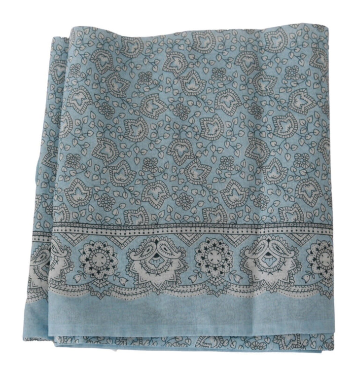 Ermanno Scervino Elegantes Seidenbandana Wickelschal Halstuch