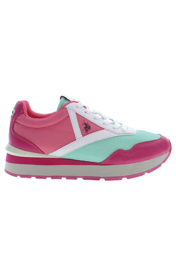 U.S. POLO ASSN. Rosa Polyester Damen Sneaker