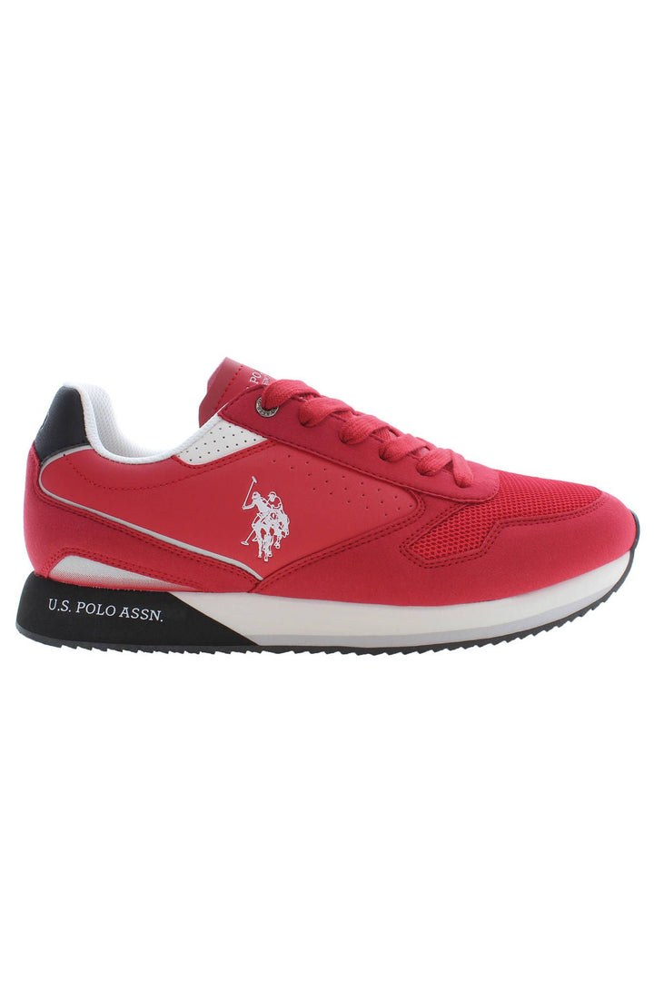 U.S. POLO ASSN. Rote Polyester Herren Sneaker